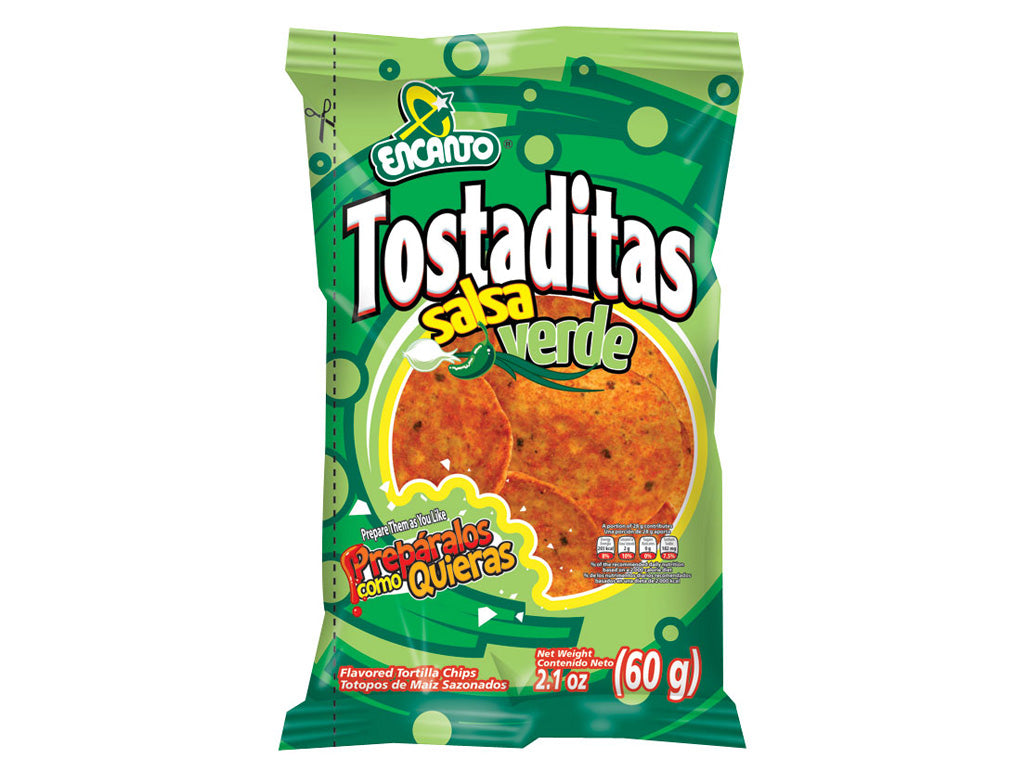 ENCANTO - Tostaditas Salsa Verde 60gr / Pack of 35